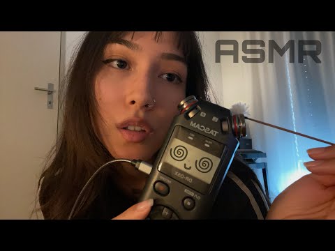 ASMR ☆ Fast & Aggressive Mouth Sounds + Tascam Triggers
