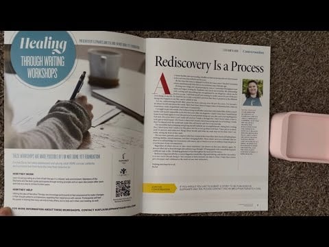 ASMR Flipping Through Elephants And Tea - December 2023 Issue | (No Talking)