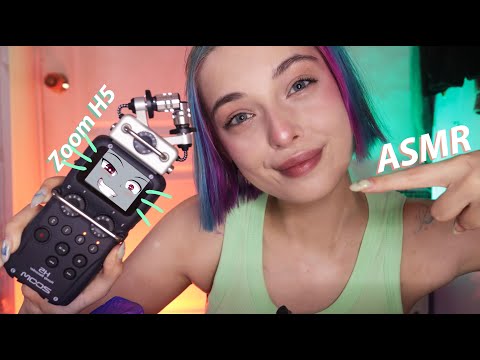 😶‍🌫 АСМР ТЕСТ НОВОГО ZOOM H5 🎤 | asmr test zoom h5