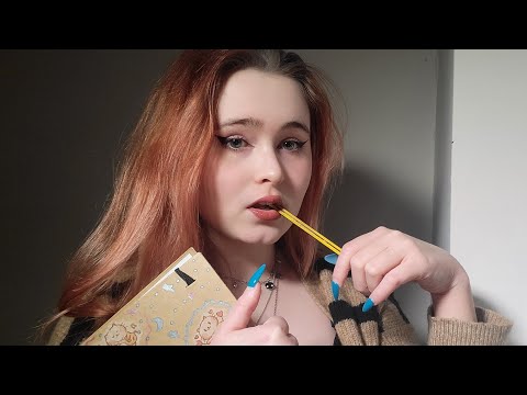 ASMR Socially Awkward Art Student Draws You (personal attention, roleplay)