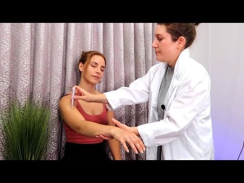 [ASMR] Head to Toe Nursing Assessment on @kewas_asmr | sharp or dull, cranial nerves, reflexes