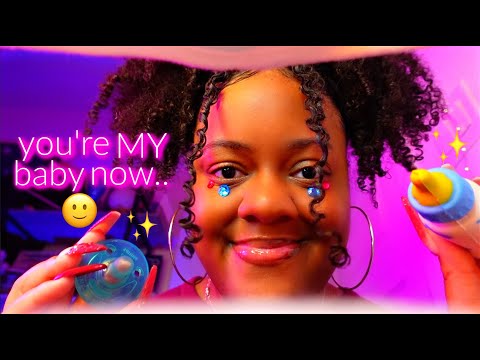 ASMR ✨*CRAZY* Babysitter Takes Care of You...😁☺️✨ (YOU'RE HER BABY NOW)✨