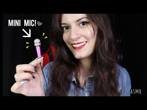 ♡ASMR español♡ MINI MIC TEST😂 (Lo fi, mini microphone)