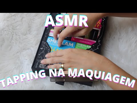 ASMR TAPPING GLITCH OUT SHEGLAM MAQUIAGEM -  Bruna Harmel ASMR