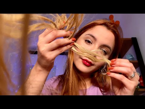 ASMR- VOU MEXER NO SEU CABELO ATÉ VOCÊ CAIR NO SONO