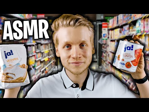 ASMR | KASSIERER im Supermarkt scannt deinen EINKAUF an der KASSE!