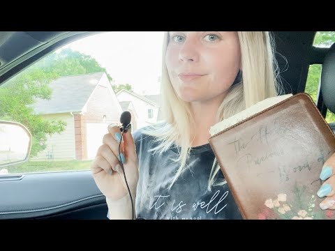 Christian ASMR in My Car - Whispering Romans 4 & 5