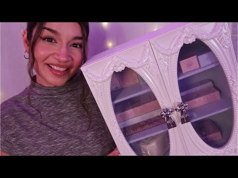 ASMR Holiday Makeup Advent Calendar Unboxing ❄️ Tapping + Whispering