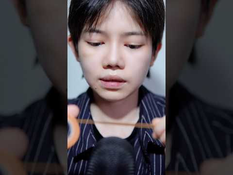 ASMR Tape On The Mic #asmr #mouthsounds #shorts #triggersforsleep