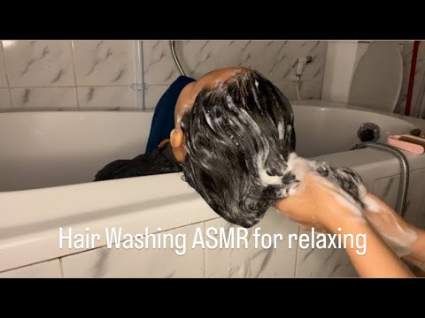 Hair Washing ASMR for relaxing to you 🫧