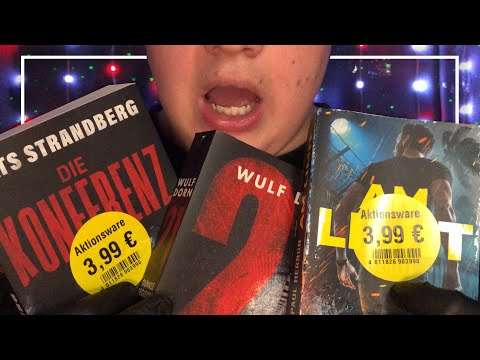 ASMR Neu im Regal: Thriller mit Mängeln jeweils für 3,99€ 😳📚 Meine neuesten Bücher! (Deutsch/German)