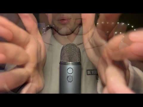 ASMR | Echoed Mouth Sounds & Hypnotic Hand Movements 🌀 (Сalm Music 🎵)