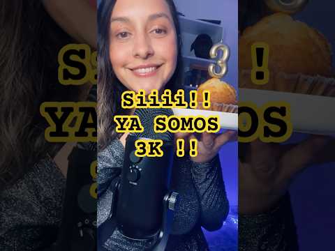 Lo logramos♥️ vamos por mas !! #asmr #susurros #asmrcommunity #tapping #3k  #asmrsounds #relaxing