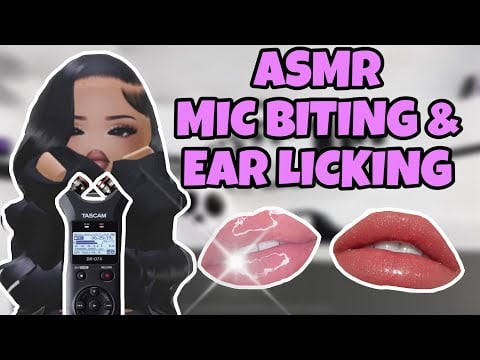 Roblox ASMR ☆ PURE MIC BITING & MIC LICKING, Brain Melting Triggersssss  ദ്ദി ≽^⎚˕⎚^≼ .ᐟ *no talking