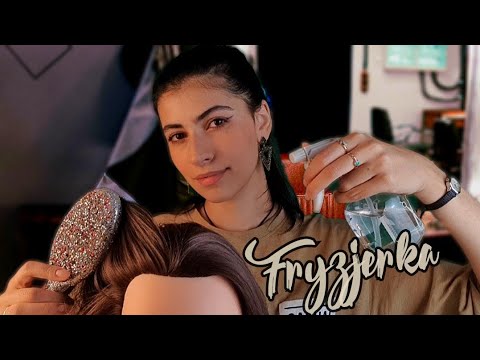 ASMR po polsku FRYZJERKA roleplay 💇🏻‍♀️