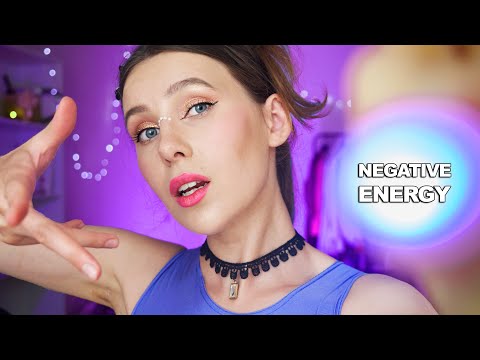 ASMR | Plucking / Eating Negative Energy + Positive Affirmation ⚡️Fast & Aggressive ASMR