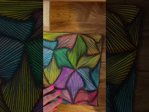 Sharpie drawing ASMR #relaxing #oddlysatisfying #relax #art #asmr #asmrsleep