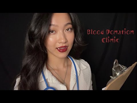 ASMR Vampire Blood Donation Clinic 👩🏻‍⚕️🩸