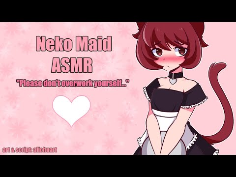 Tsundere Neko Maid Wants Your Attention | ASMR Roleplay [F4A] [Wholesome]