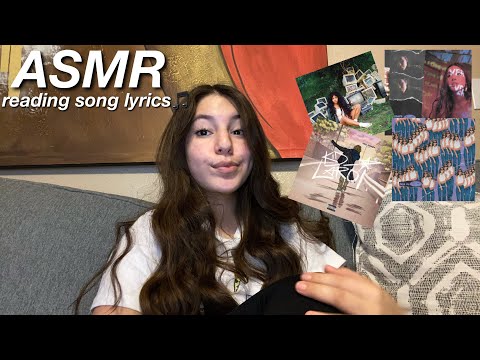 ASMR|Reading Song Lyrics 🎵