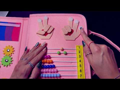 ASMR Fidget Book zum Einschlafen und Entspannen