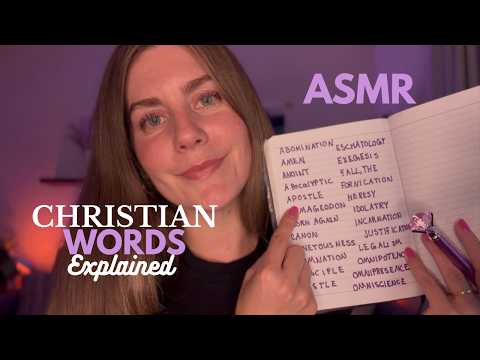ASMR Explaining Christian Words You’ve Heard But Never Understood