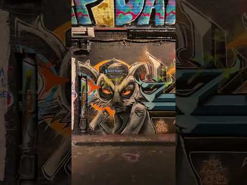 London’s Longest Legal Graffiti Tunnel January 2026 #asmr