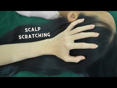 ASMR Real Person Hair Parting, Hair Brushing, Hair Cracking For Relieve Stress, Headache