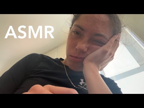 ASMR Hand Sounds & Body Triggers while I study (No Talking)