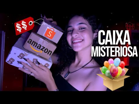 ASMR ABRINDO CAIXAS MISTÉRIOSAS DA SHOPEE 🎁