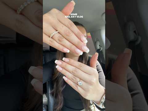 ASMR NAIL DAY VLOG #engagementnails #asmr #whispering #voiceover #nailvlog