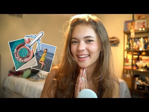 ASMR | Pack With Me!! (for a bach trip) ✈️ 🌴 ☀️ voiceover, pure whisper