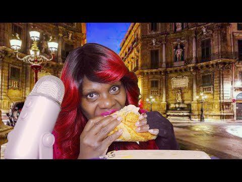 I'M SO HEATED TUNA MUSTARD CHI SANDWICH ASMR EATING SOUNDS