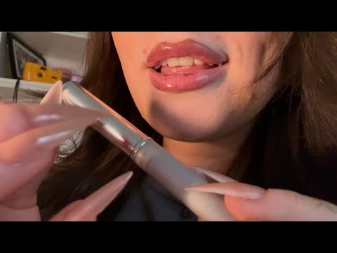 ASMR / Upclose Trying On Lipstick Shades ( I Miss This Style Of ASMR ) 
