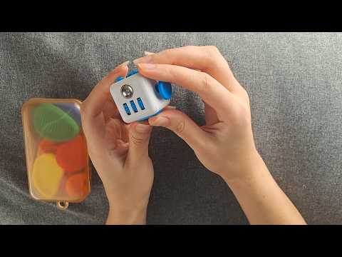 ASMR Antistress toys unpacking (Russian accent soft speaking)