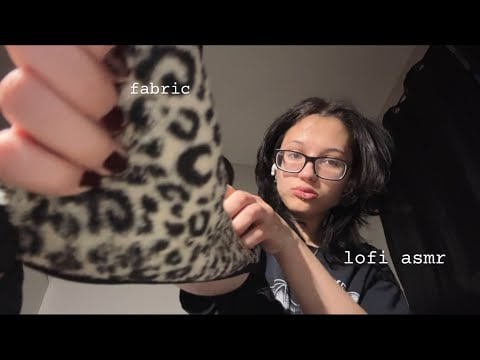 lofi aggressive fabric scratching asmr | sleepy vibes🥱 | no talking 