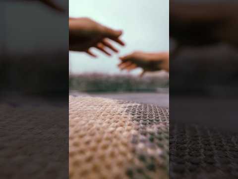 Hand movements with rain sounds #asmr #raeasmr #visualasmr #upclose #handmovements #rainsounds
