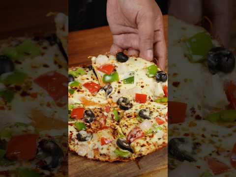 🔥 ASMR Pizza Making | Cheese Pull Pizza 🍕 | Satisfying Food Sounds #shorts #shortsfeed