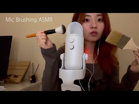[ASMR] Sleepy Mic Brushing🧹| 블루예티 마이크 브러쉬 (Sub)