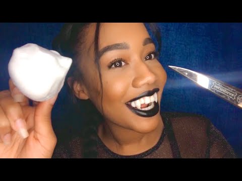 [ASMR] Vampire Barbershop Role-play (Vampire role-play)(vampire feeding)