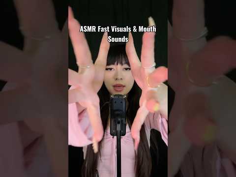 FAST Visuals & Mouth Sounds #sleep #asmr #tingles #relax #handmovements
