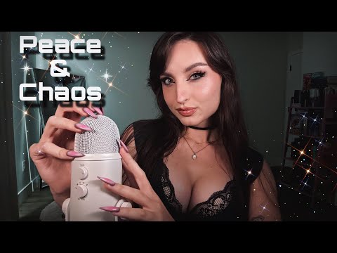 PEACE & CHAOS ASMR TRIGGER 🫯(ASMR for YOU if you like ANTICIPATORY TINGLES) 