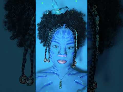 AVATAR HALLOWEEN COSTUME ✨️#explore #makeup #shorts #theweeknd #avatar #avatar2 #art
