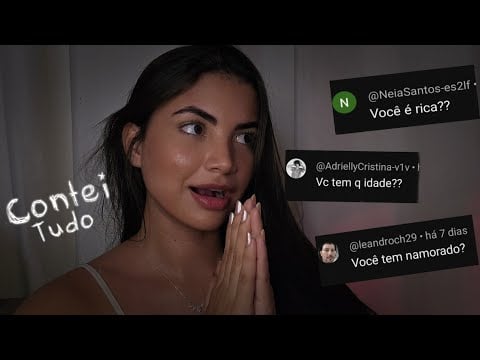 ASMR Respondendo TODAS as suas PERGUNTAS 💬💜 