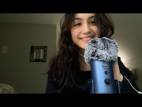 ASMR positive words w/ fluffy mic