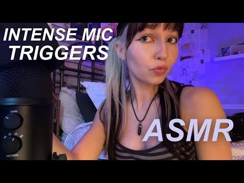ASMR Fast and INTENSE Mic Triggers (Gripping, Pumping, Scratching)