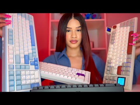 Asmr preguntas muy personales pero cada 15 preguntas el teclado cambia