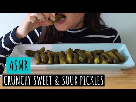 ASMR Eating Sounds: Crunchy Pickles (No Talking)