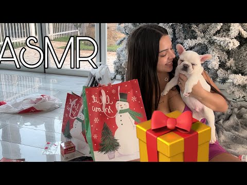 ASMR CASEIRO EMBRULHANDO PRESENTE DE NATAL (no talking)