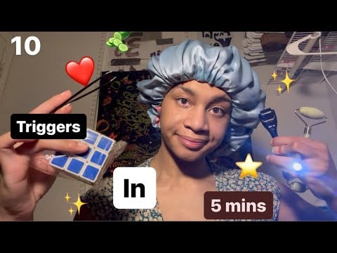 ASMR - 10 Triggers in 5 Minutes (Keith)